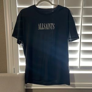 All saints large relaxed fit tshirt worn once